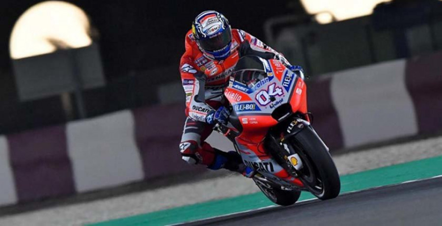 Andrea Dovizioso comienza el curso imponiendo su ritmo