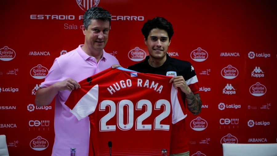 Hugo Rama renueva con el club lucense hasta 2022