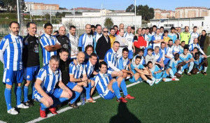 Los Veteranos del Depor y Cambre se unen contra la ELA