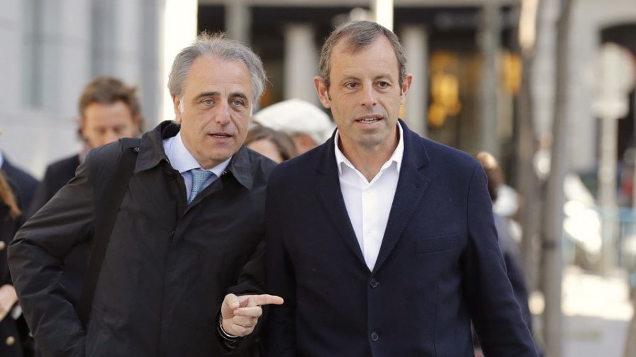 Rosell denuncia trato diferente de respecto a Pujol, González o Villar