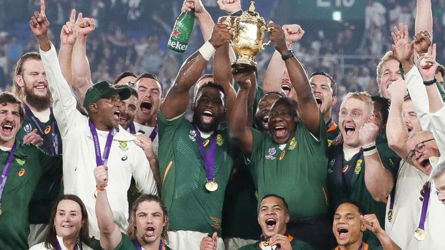 Sudáfrica iguala los tres títulos de los All Blacks