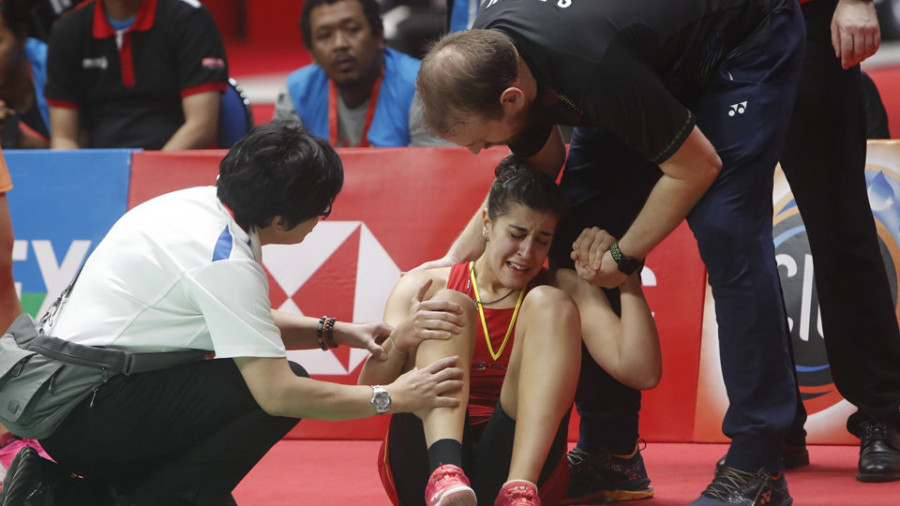 Carolina Marín, operada con éxito de su rotura de ligamento cruzado