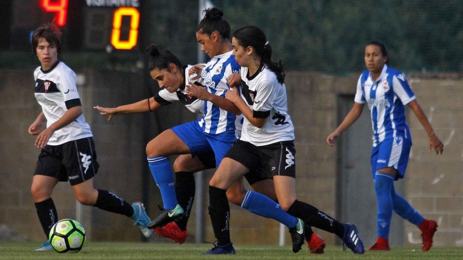 Atractivo derbi coruñés entre el Victoria y el filial blanquiazul en A Grela