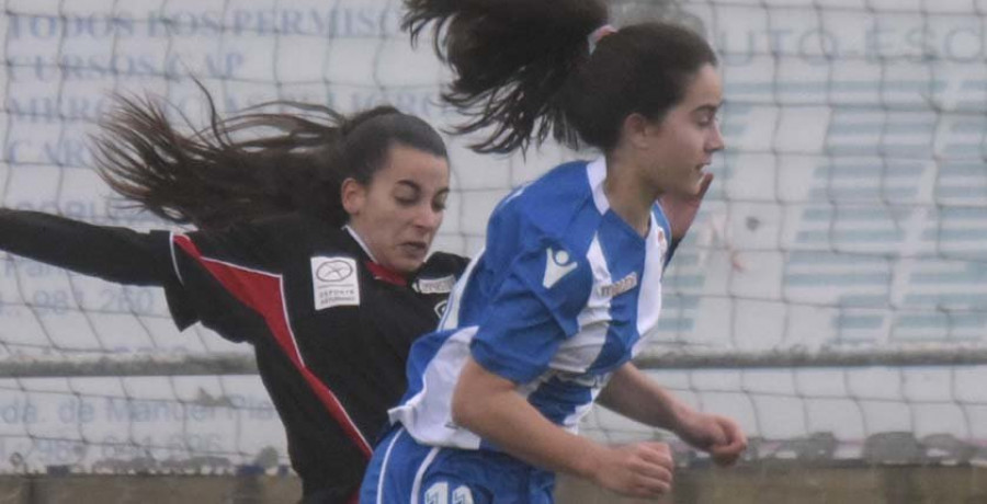 Nuria y Malena, con la sub-20