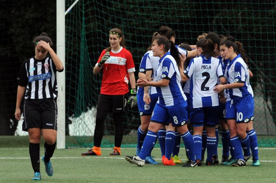 El Depor se lleva el derbi ante un digno Victoria