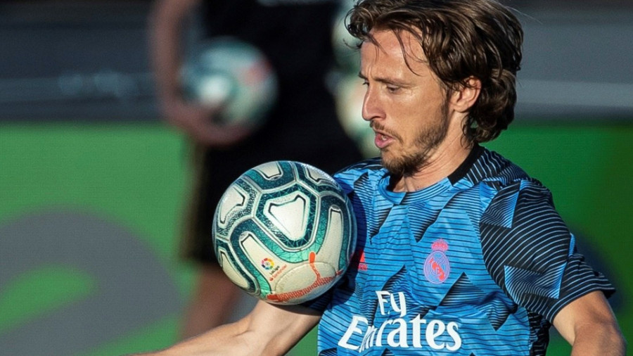 Modric espera terminar su carrera en el club blanco