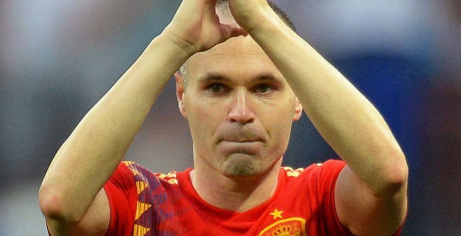 Iniesta se despide con un “¡Siempre con la ROJA!”