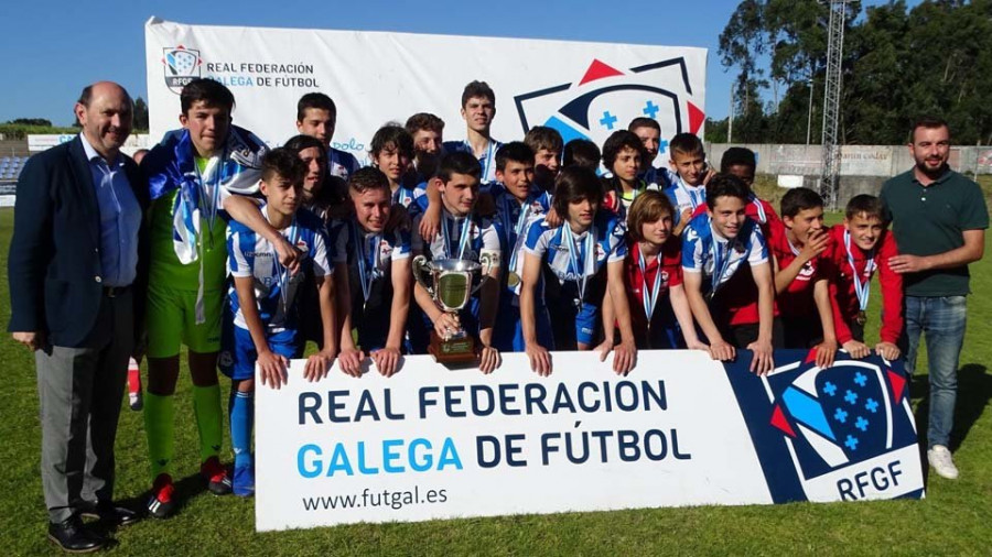 El Depor se proclama campeón gallego en categoría infantil