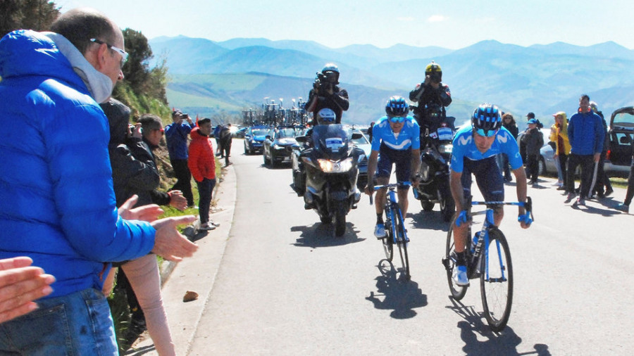 Mikel Landa intentará que no se note la baja de Valverde