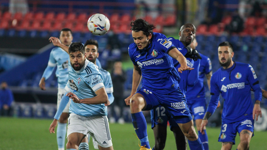 El Getafe frena al Celta