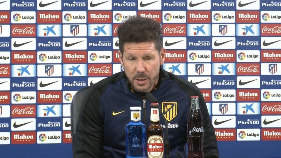 Simeone: "Formaré un equipo que compita con la ilusión de cualquier hincha"