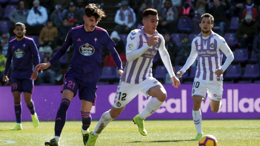 El Valladolid deja al borde del abismo a un Celta nefasto