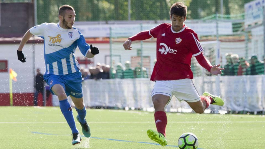 La progresión del Montañeros contra la cara B del Sofán