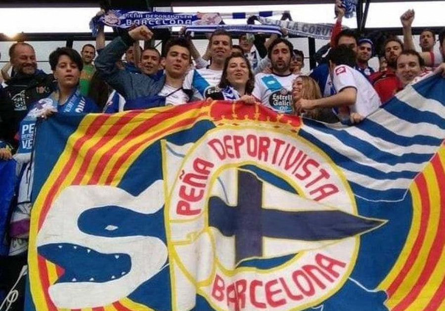 La agrupación blanquiazul ‘Barcelona’ cumplió nueve años de vida