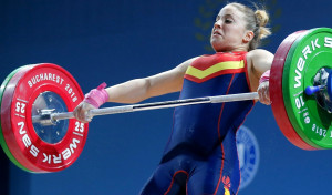 Irene Martínez y Víctor Castro, con la selección española en el Europeo de Moscú