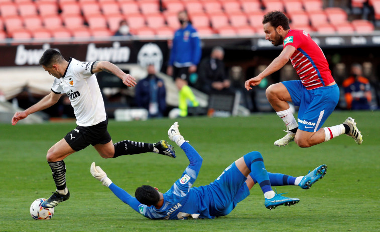 2-1. Mestalla sigue siendo inaccesible para el Granada