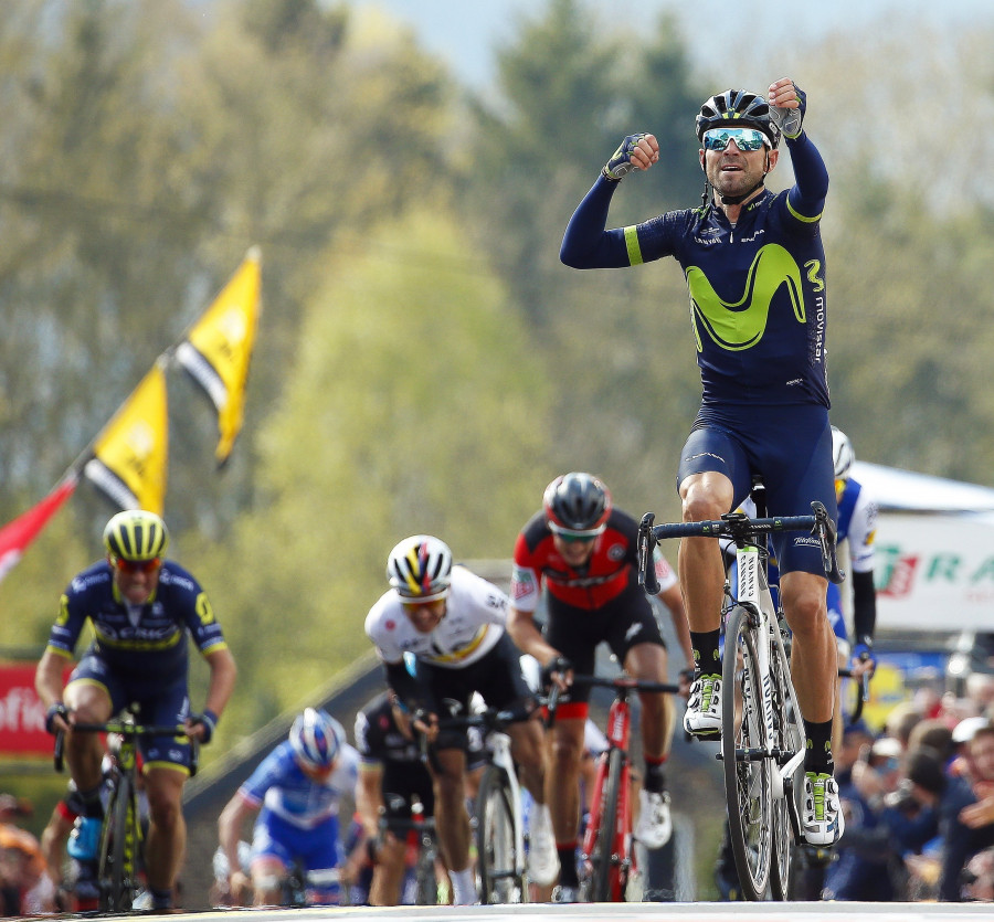 Valverde, ante la historia, Roglic, Pogacar y Alaphilippe