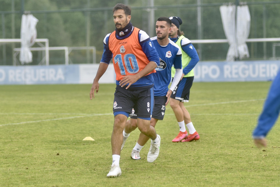 Tres grupos de trabajo para el entreno blanquiazul