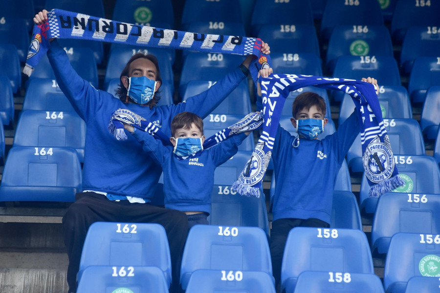 El público de Riazor resultó talismán esta temporada