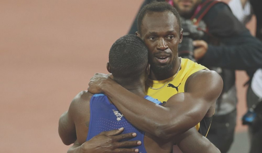 Gatlin y Coleman derrotan a Bolt en el último 100 del gran ídolo