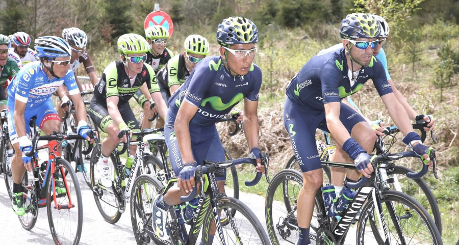 Quintana y Valverde liderarán el Movistar en el Tour