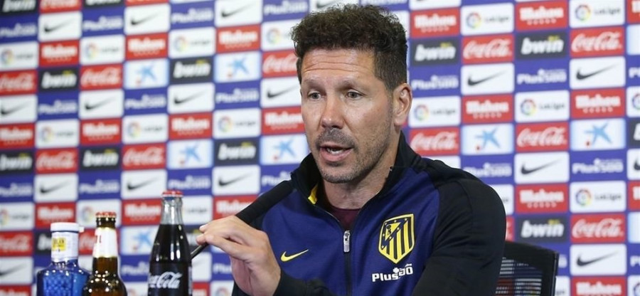 Simeone: "Pido a la gente que mañana sea un jugador más"