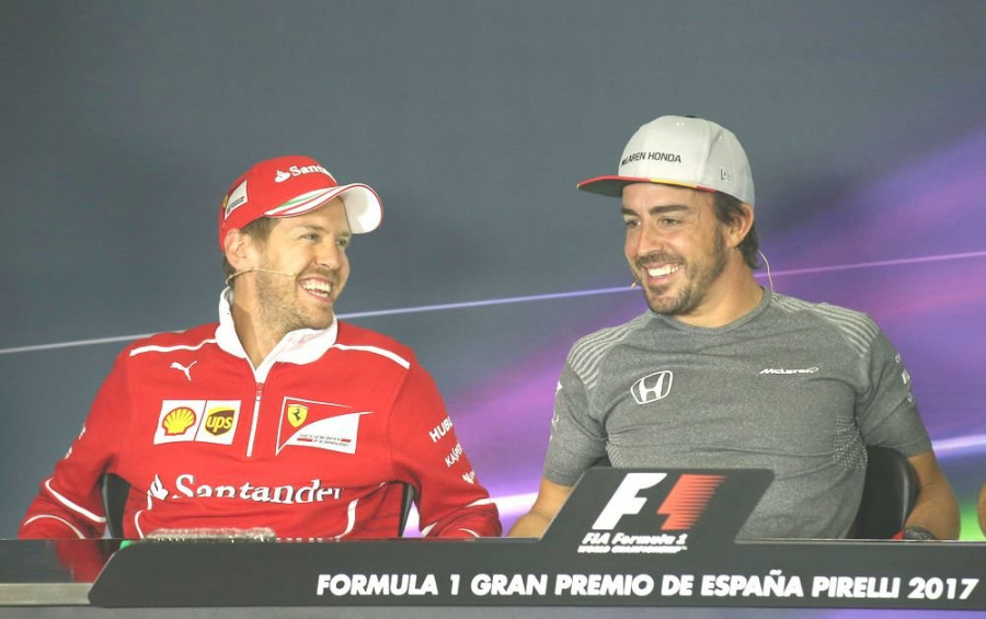 Vettel: "¿Alonso a Ferrari? Estoy preparado para correr con cualquiera"