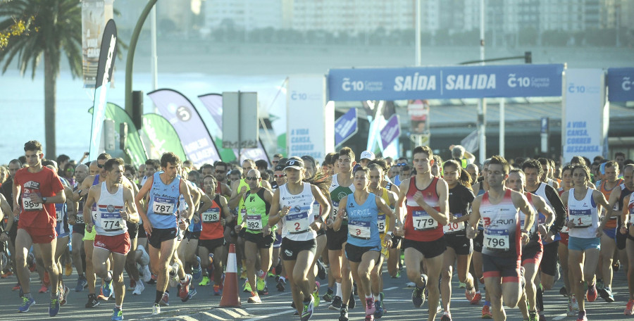 El Mouaziz y Solange Pereira revalidan triunfo en la popular Coruña10