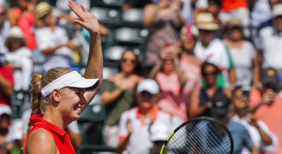 La danesa Wozniacki se planta en la final de Miami