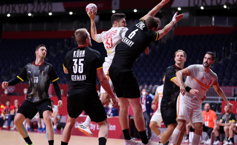 Los 'Hispanos' arrancan en Tokio 2020 con un trabajado triunfo ante Alemania (27-28)