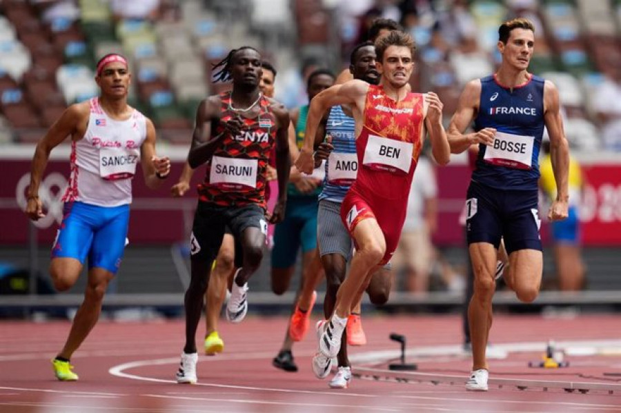 Adrián Ben, a semifinales del 800 con la mejor marca española en unos Juegos