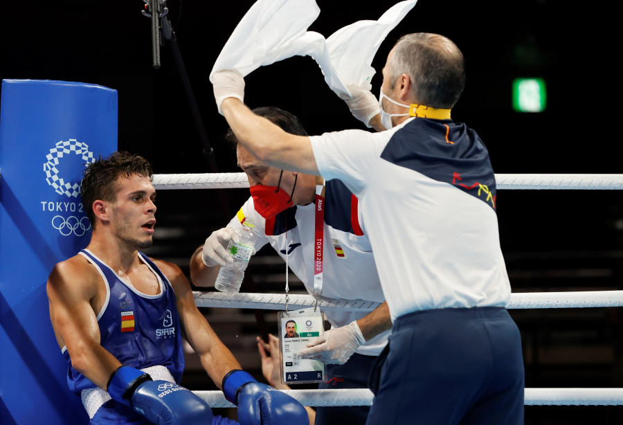 Gabriel Escobar roza el bronce en boxeo tras caer ante el kazajo Saken Bibossinov