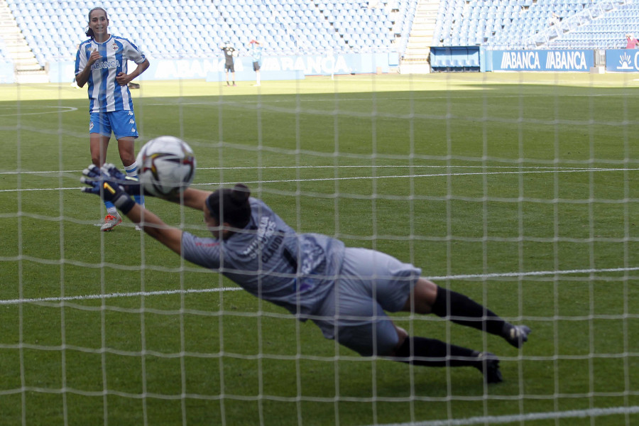 El nuevo Depor Abanca da sus primeros pasos reñido con el gol