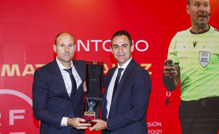 Mateu Lahoz, mejor árbitro de LaLiga Santander en la temporada 2020-21