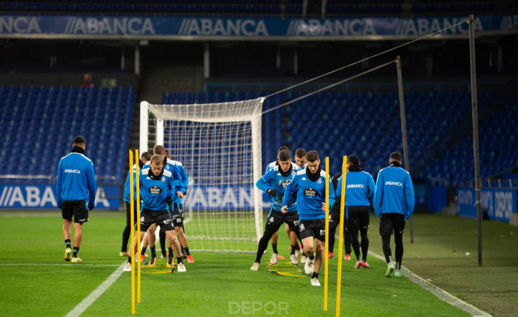 El Deportivo inicia  la preparación de  la visita al Racing de Ferrol