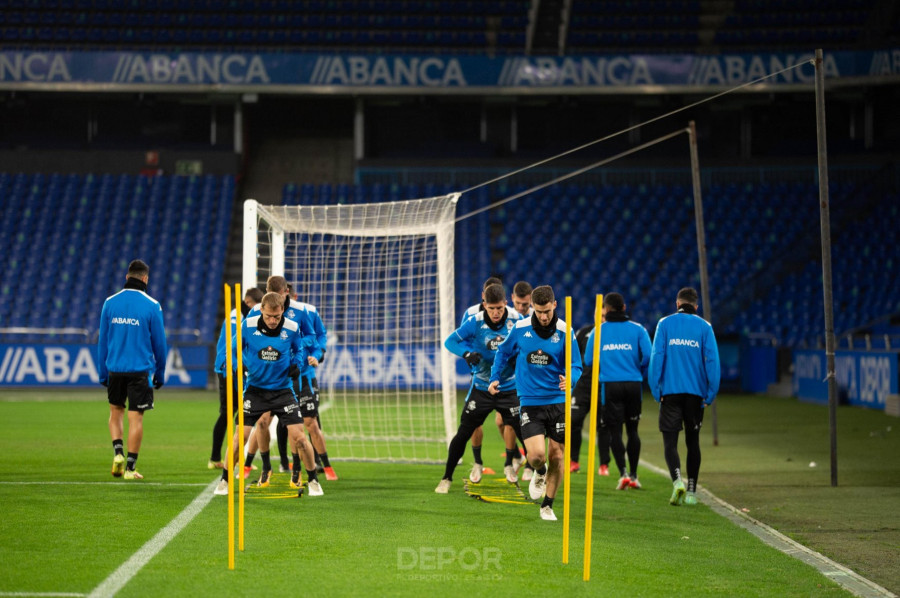 El Deportivo inicia  la preparación de  la visita al Racing de Ferrol