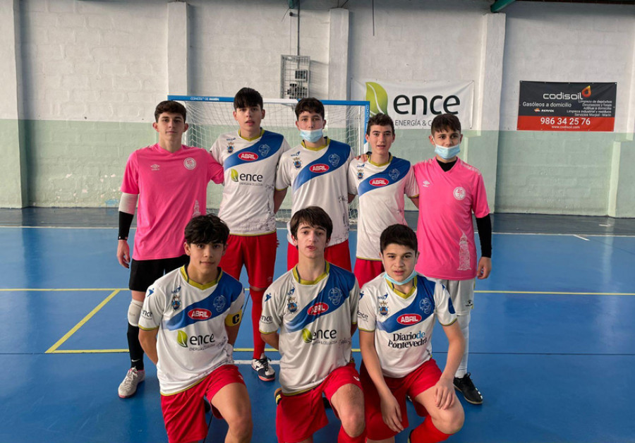 Gesto de deportividad del cadete del Marín FS