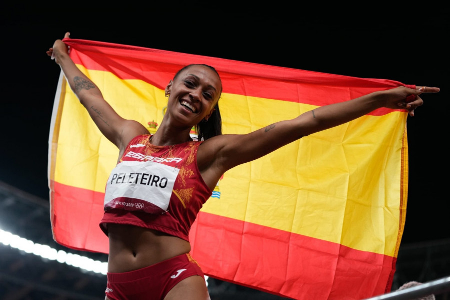 Ana Peleteiro, ganadora del trofeo "al atleta español del año"