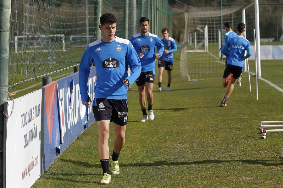 Mackay y Trilli, al ritmo del grupo en el Depor