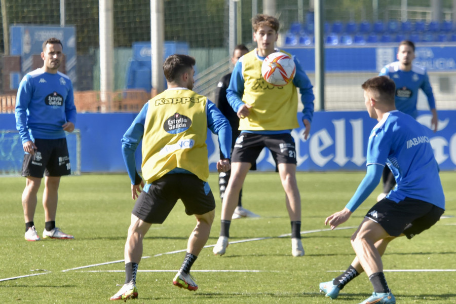 El Deportivo programa cinco entrenamientos para la visita a Lezama