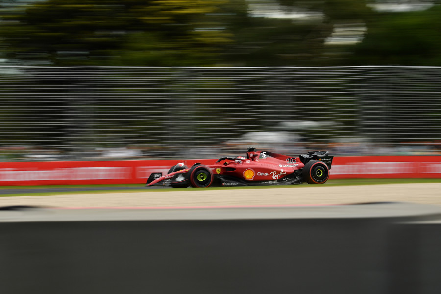 Leclerc marcó el mejor tiempo en los entrenamientos de Melbourne