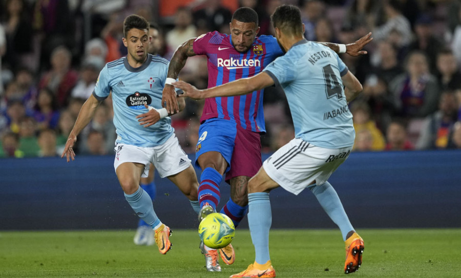 El Celta cae con contundencia ante el Barça