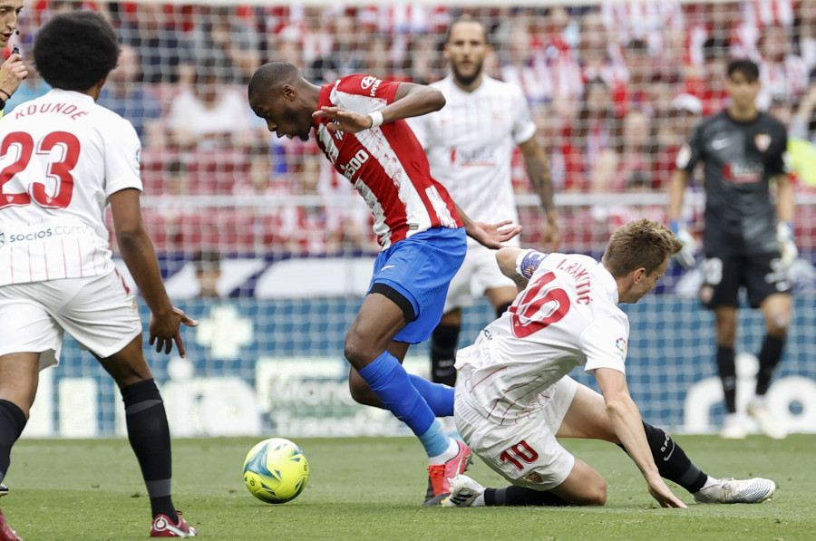 Un Sevilla de Champions estropea la despedida de Suárez