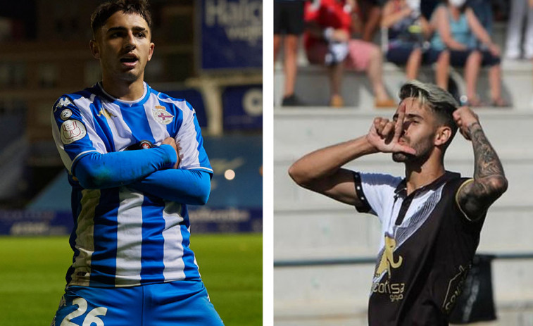 Rayco y Yeremay, primos lejanos que se reencuentran en Riazor