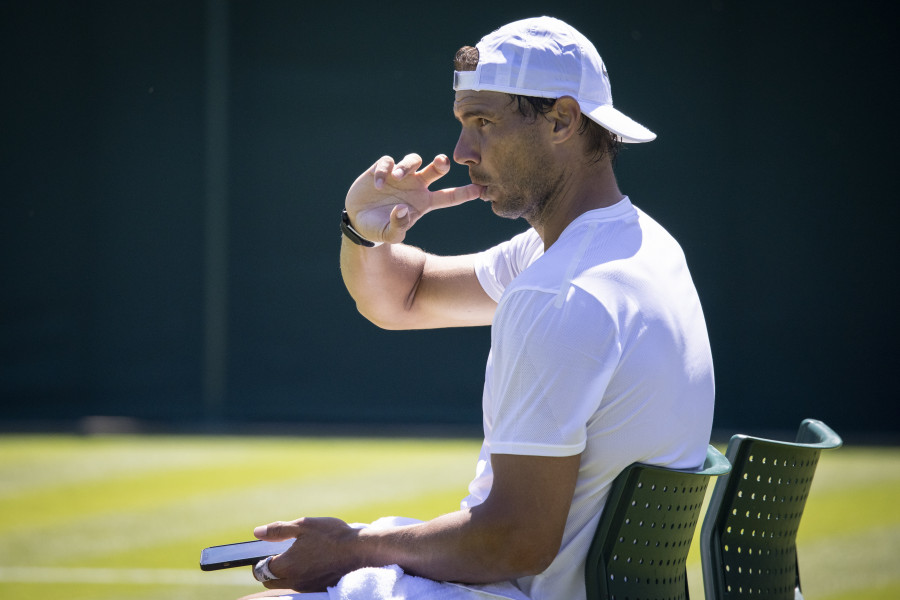 Nadal debutará en Wimbledon contra Cerúndolo y Alcaraz contra Struff