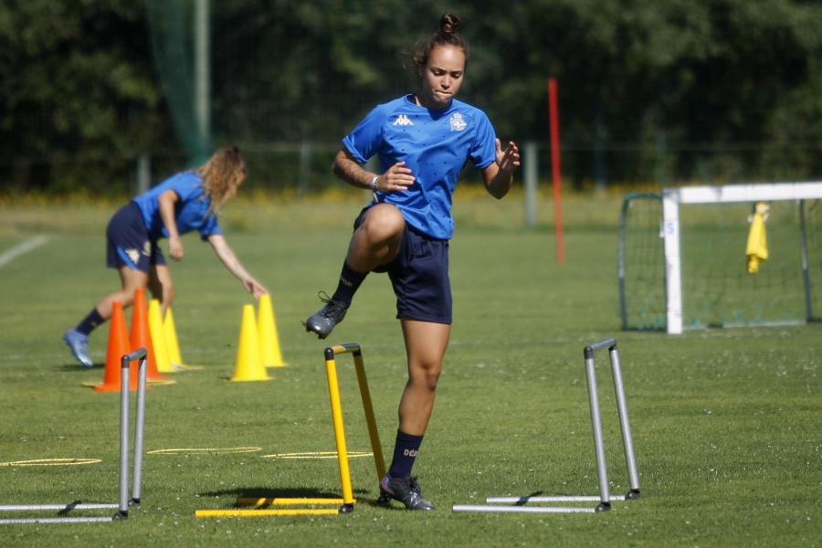 Siete sesiones de entrenamiento para el Deportivo Abanca antes de medirse al Valadares Gaia