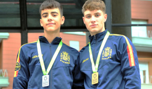 Lucas y Unai,  dos adolescentes  en la cima de Europa