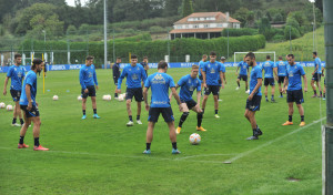 Granero y Jaime, únicas bajas en la última sesión del Depor en Abegondo