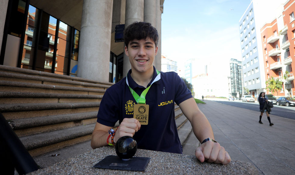 Jacobo Copa CAMPEÓN DE EUROPA SUB 17 de hockey patines