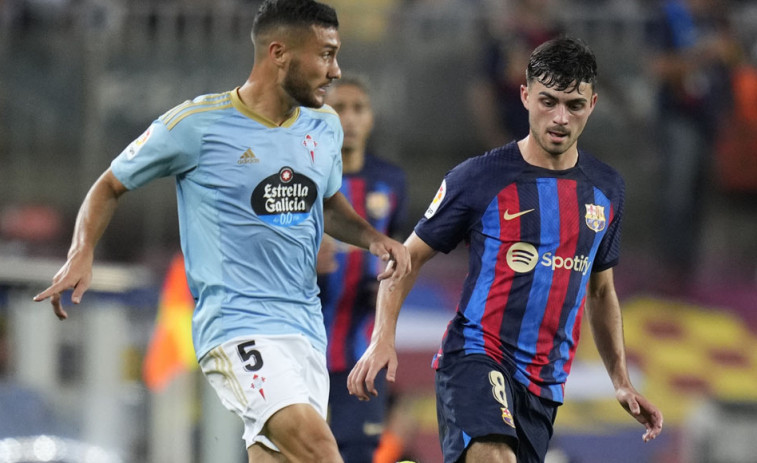 El Barcelona solventó con notables apuros la visita del Celta  (1-0)